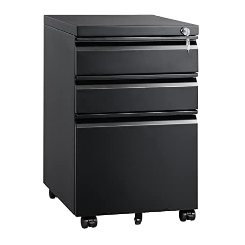 DEVAISE 3 Drawer Mobile File Cabinet